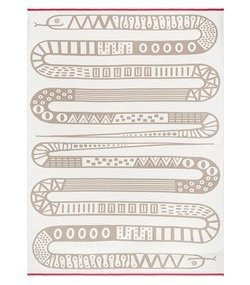 SNAKE plaid made of organic cotton, 140 x 190 cm.