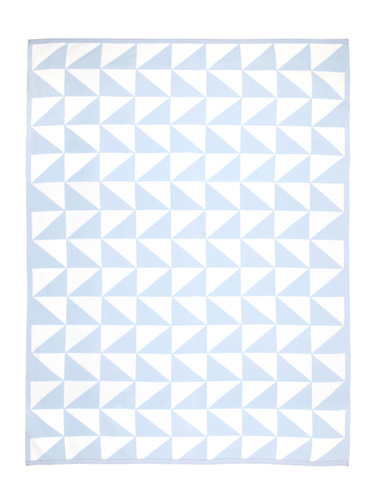 Organic cotton TRIANGLES blanket 75x100 cm