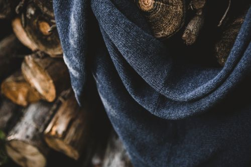 Chusta z wełny Merino