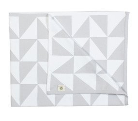 Triangles organic cotton blanket      90 x 120 cm