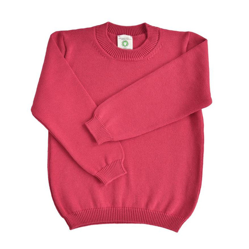 Organic cotton plain pullover 100%