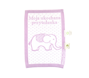 PRZYTULANKA z bawełny organicznej  22 x 29 cm