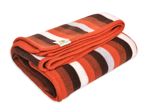 Wełniany kocyk Merino HIPIS 110 x 100 cm