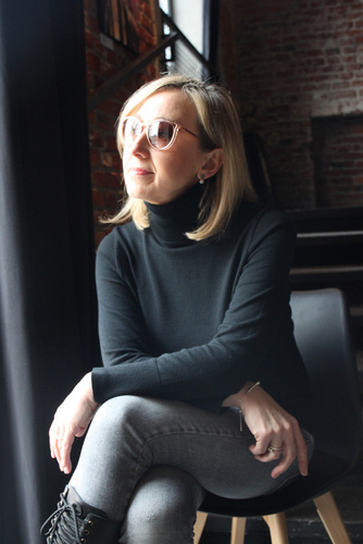 Extra Fine Merino Wool blend turtleneck pullover 
