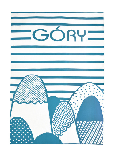 Pled GÓRY z bawełny organicznej 190 x 145 cm