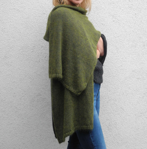 Mohair and Silk fall / winter scarf 200 x 45 cm