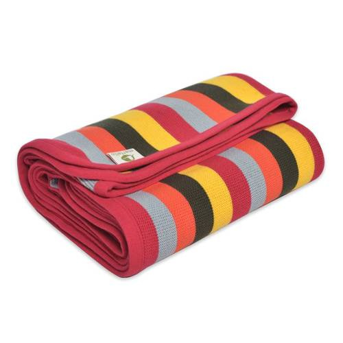 HIPPIE organic cotton blanket 85x120 cm