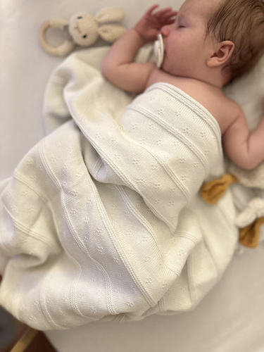 Organic cotton SUMMER blanket 75x100 cm