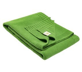 Woolen TEDDY BEAR MERINO blanket 100 x 100 cm