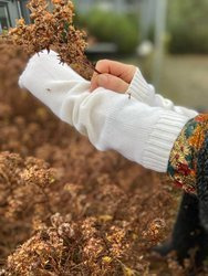 Mitenki na nadgarstki z wełny Merino Virgin