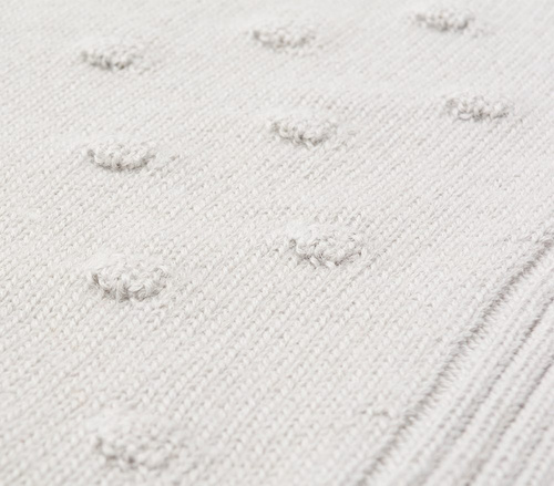 Natural Baby Alpaca blanket DOTS 75x100 cm