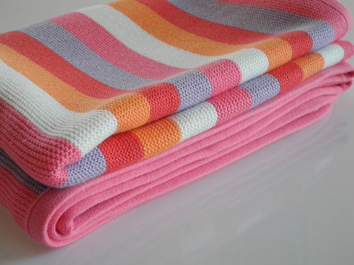 HIPPIE organic cotton blanket 85x120 cm