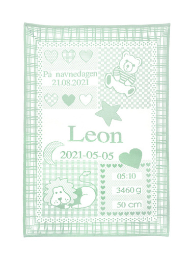 Organic cotton MY BLANKET with zodiac. LEO 23.07-22.08 75 x 100 cm