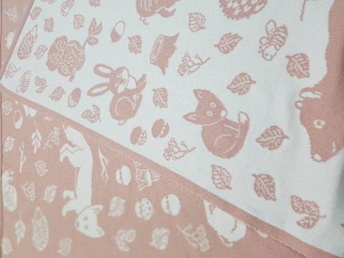 Blanket with a name FOREST ANIMALS 90x130 cm