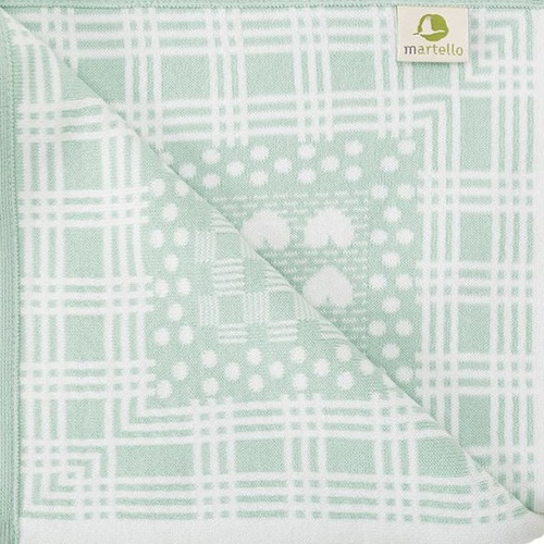 Organic cotton Mini-blanket 22x29 cm