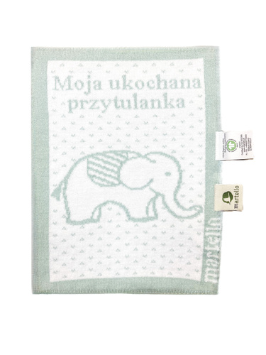 Organic cotton Mini-blanket 22x29 cm