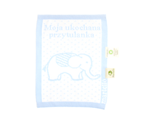 PRZYTULANKA z bawełny organicznej  22 x 29 cm