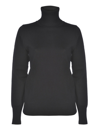 Extra Fine Merino Wool blend turtleneck pullover 
