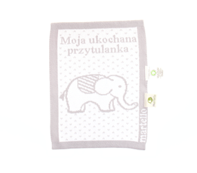 Organic cotton Mini-blanket 22x29 cm