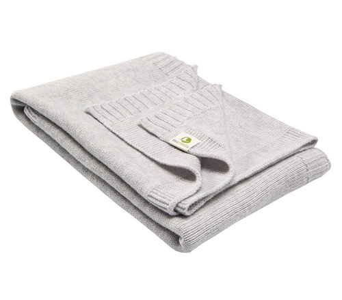 Woolen TEDDY BEAR MERINO blanket 100 x 100 cm