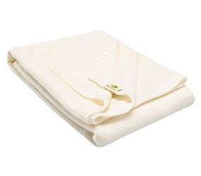 Woolen TEDDY BEAR MERINO blanket 100 x 100 cm