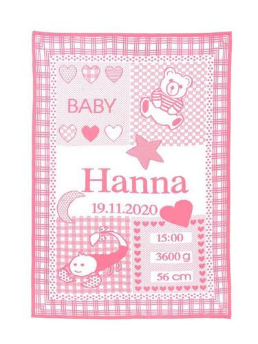 Organic cotton MY BLANKET with zodiac Scorpio 23.10-21.11 75 x 100 cm