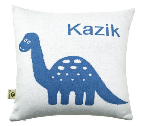 Dinosaur  DIPLODOCUS Pillow case with a name