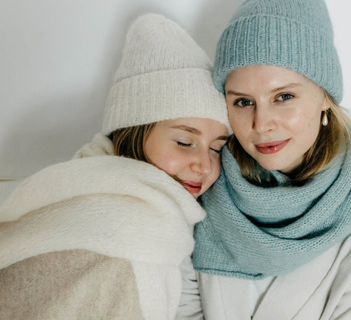 Alpaca-cotton hat