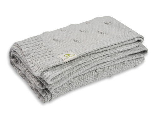 Natural Merino blanket DOTS 75x100 cm