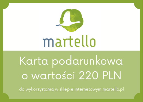 Karta podarunkowa o wartości 220 zł