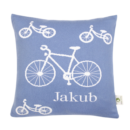 Pillowcase with a name BICYCLES 40x40 cm