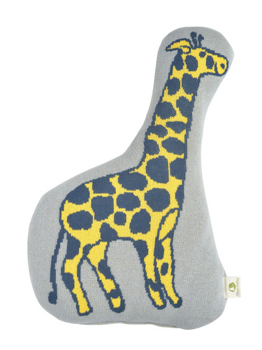 Organic cotton Cuddly Pets,  GIRAFFE , 33x 44 cm
