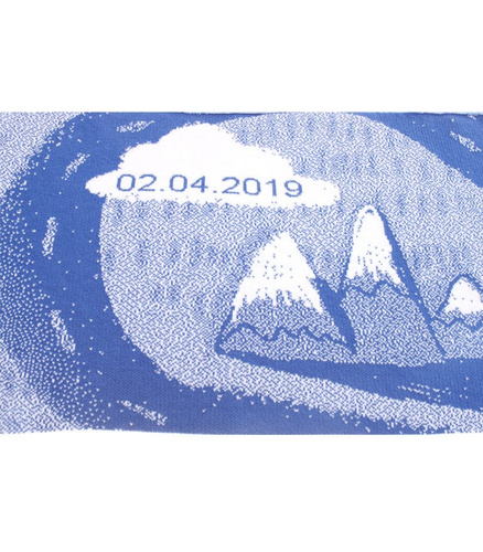 Organic cotton MY BLANKET  ON THE ROAD 90x130 cm