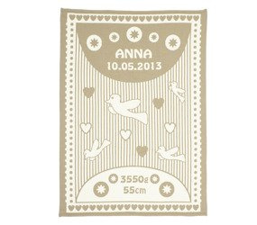 MÓJ KOCYK PTASZKI z bawełny organicznej 75 x 100 cm